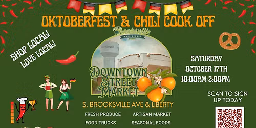 Downtown Street Market- Oktoberfest & Chili Cookoff 2026
