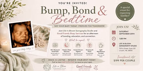 Bump, Bond & Bedtime