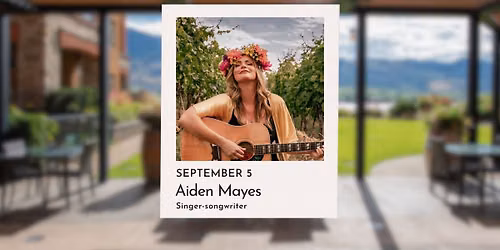 Music Series at 15 Park Patio - Aiden Mayes