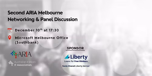 ARIA Melbourne Networking and Panel Discussion (Persian)