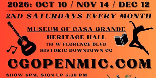 Open Mic! All Arts Stage