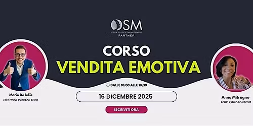 CORSO VENDITA EMOTIVA ROMA