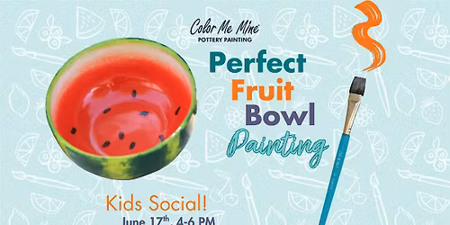 Perfect Fruit Bowl Painting: Kids Social in NYC!