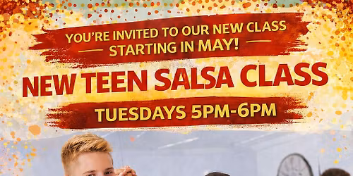 NEW TEEN SALSA ON TUESDAYS Starting in May at Phoenix Salsa Dance!