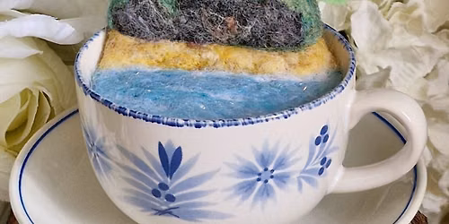 Teacup Scene Needle Felting Workshop \u00a345