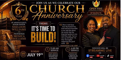 OFIFSTX 6TH YEAR CHURCH ANNIVERSARY 