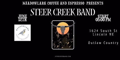 Steer Creek Band at Meadowlark Coffee and Espresso 6-12-26