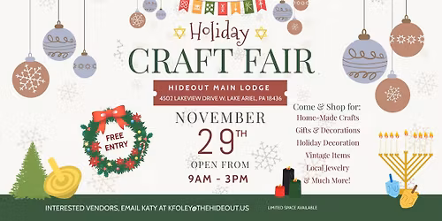 Hideout Holiday Craft Fair 2025