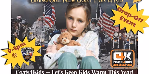 Coats For Kids Ride Coat Drop Off Day