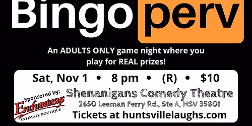 BingoPerv! Adults ONLY Game Night