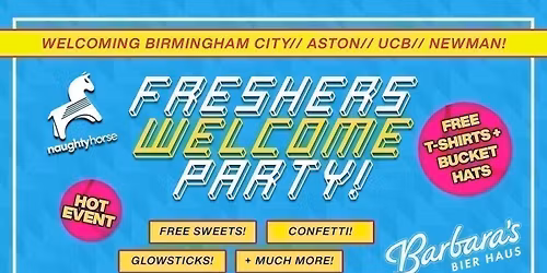 Official Birmingham Freshers Welcome Party