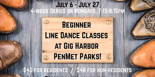 Beginner Line Dance Classes at Gig Harbor PenMet Parks