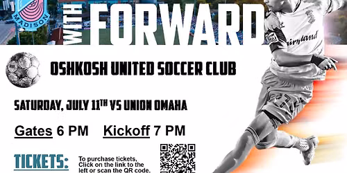 Forward Madison FC\/Oshkosh United night - July 11