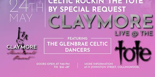 Claymore Celtic Rock's The Tote 