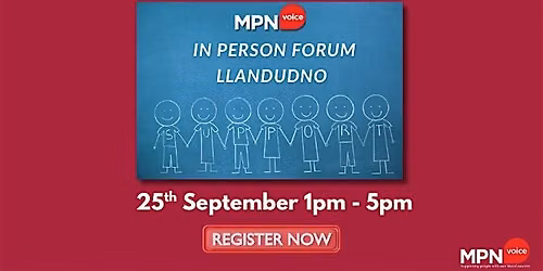 MPN Voice Patients' IN-PERSON forum - Llandudno