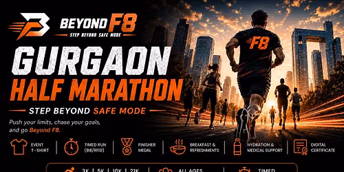 Beyond F8 Gurgaon Half Marathon