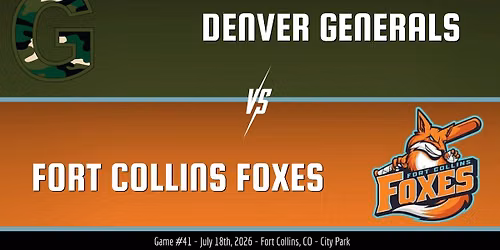 Fort Collins Foxes vs. Denver Generals