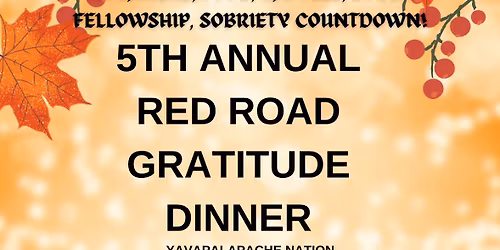 5 ANNUAL RED ROAD GRATITUDE DINNER 