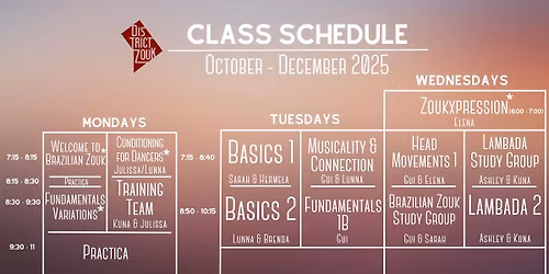 Progressive Zouk & Lambada Classes