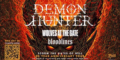 Demon Hunter: Storm the Gates of Hell Anniversary Tour, live in West Chicago at The WC Social Club!