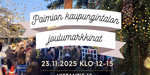 Paimion kaupungintalon joulumarkkinat 2025