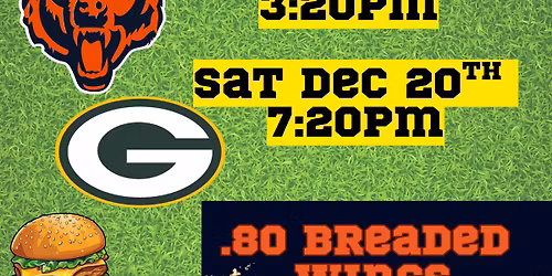 Bears Packers Watch Parties!