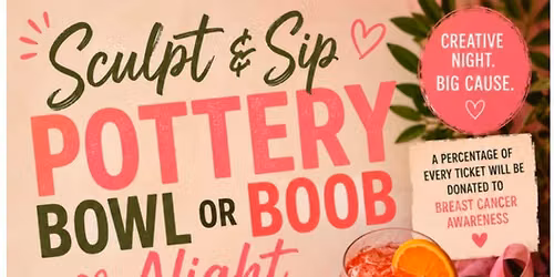 \ud83c\udf80\ud83d\udc96 SCULPT & SIP FOR BREAST CANCER AWARENESS \ud83d\udc96\ud83c\udf80