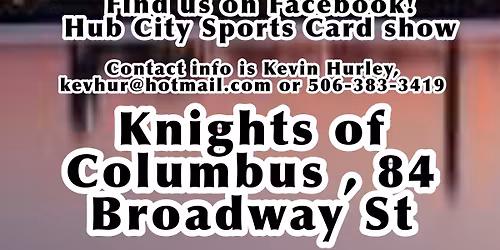 Hub City Sports Card Show June 20