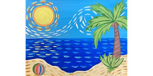 Sunny Beach Day - Paint and Sip in San Antonio | Classpop!\u2122