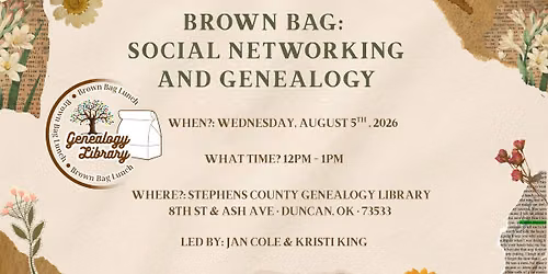 Brown Bag: Social Networking & Genealogy