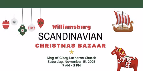 Scandinavian Christmas Bazaar - Williamsburg, VA