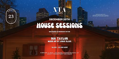 NTA HOUSE SESSIONS VOL. 13 @ GIBSON X-MAS FRANKFURT