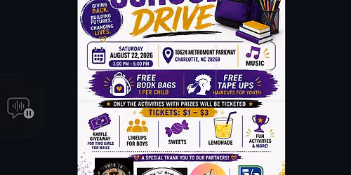 Back to school drive