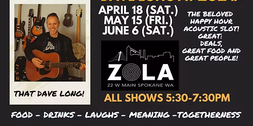 Dave at ZOLA - Spring 2026 -