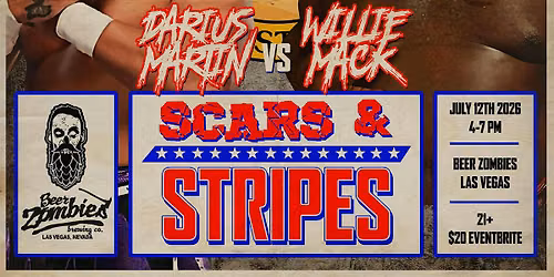 SMOKEY DESERT WRESTLING- SCARS AND STRIPES