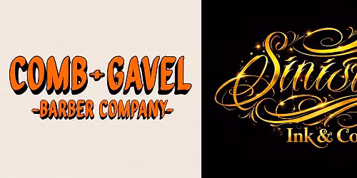 Grand Opening - Sinister Ink & Co and Comb & Gavel Barber Co