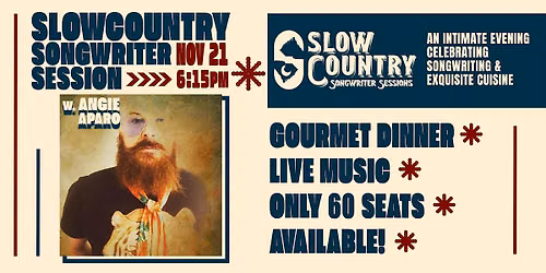 SlowCountry Songwriter Session with Angie Aparo