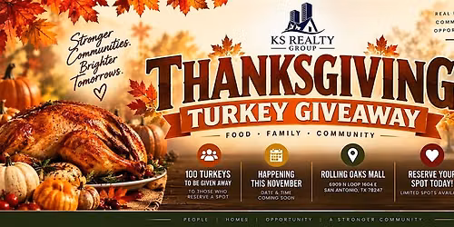 The KS Realty Group Thanksgiving Turkey Giveaway