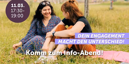 Info-Abend: Freiwillig werden. Zukunft gestalten.