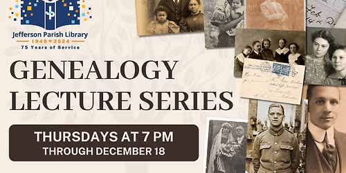 Genealogy Lecture Series