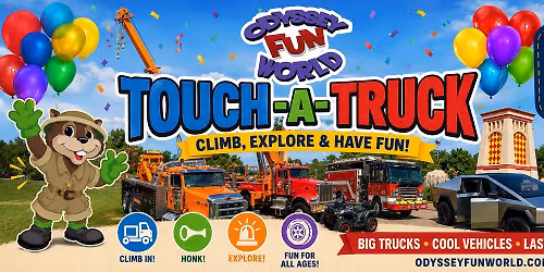 Touch-A-Truck at Odyssey Fun World