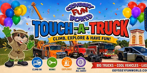 Touch-A-Truck at Odyssey Fun World