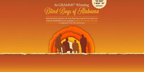 Blind Boys of Alabama Songs in the Key of Life Celebrating Stevie Wonder presented by SMPAC