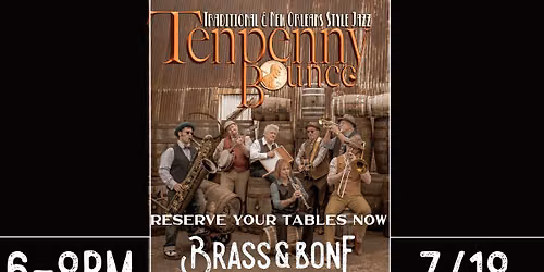 A Traditional New Orleans Jazz Dinner with Tenpenny Bounce at Brass & Bone