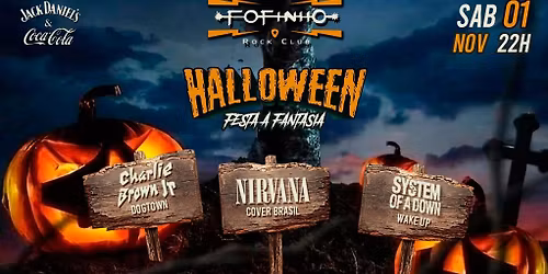 \ud83c\udf83Noite de Halloween -  Jack & Coke - na Fofinho Rock Club\ud83c\udf83