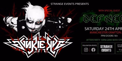 Junkie Kut & Def Neon + Strange Manchester after party from 10pm