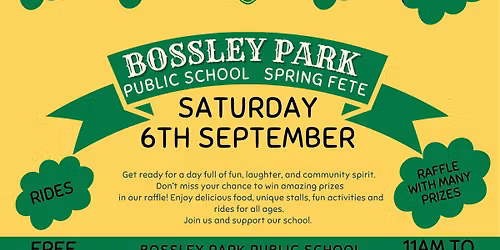 Bossley Park Public Spring Fete