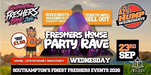 \ud83d\udc2b Hump Wednesdays \ud83d\udc2b Freshers House Party!