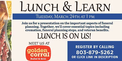Lunch & Learn- Benefits of Preplanning