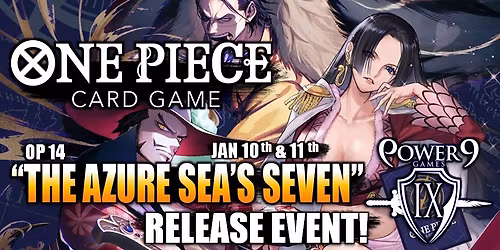 One Piece TCG: OP14 "The Azure Sea's Seven" Release Event